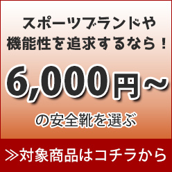 スポーツブランド安全靴から高機能安全靴まで！