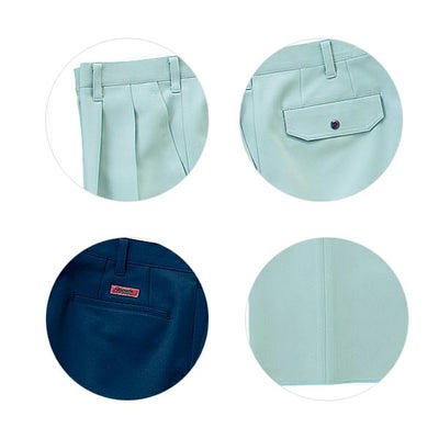 クロダルマ 作業着 秋冬作業服 スラックス ツータック  31516