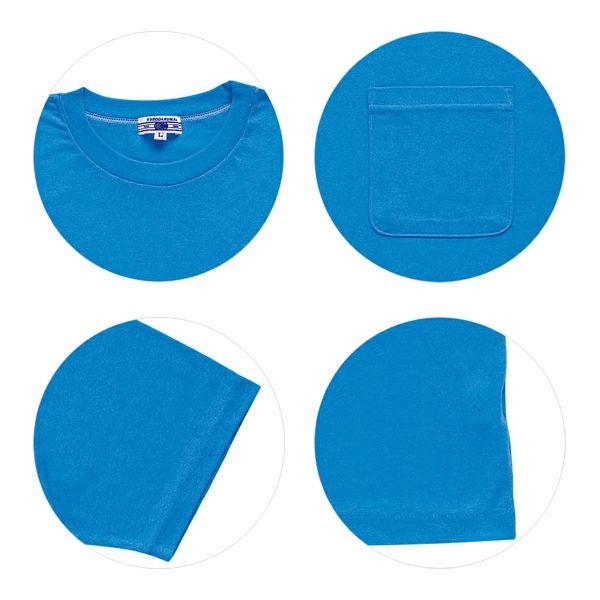 クロダルマ 作業着 春夏作業服 半袖Tシャツ ポケット付  2694