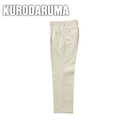 クロダルマ 作業着 春夏作業服 スラックス ツータック  31-0