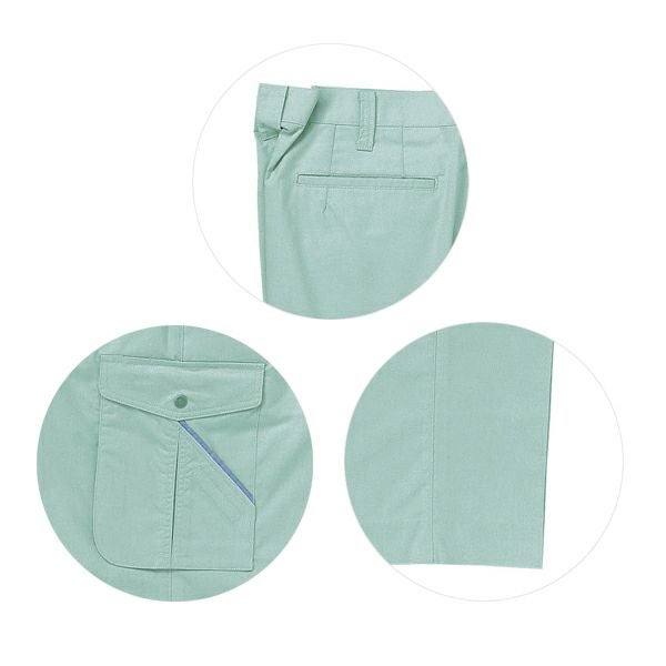 クロダルマ 作業着 春夏作業服 カーゴパンツ ツータック  35026