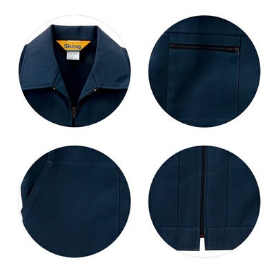 TSDESIGN 藤和 作業着 秋冬作業服 4つポケットファスナージャンパー 26-2301