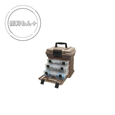 PLANO MOLDING 収納用品 PLANO 136330 3段トレー付工具箱 グレー 深 V213639