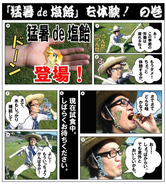 猛暑de塩飴800gボトルミックス / 暑さ対策キャンディ 飴 [季節対策商品]
