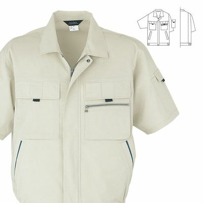 SOWA 桑和 作業着 春夏作業服 半袖ブルゾン 481