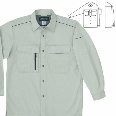 SOWA 桑和 作業着 春夏作業服 長袖シャツ 495