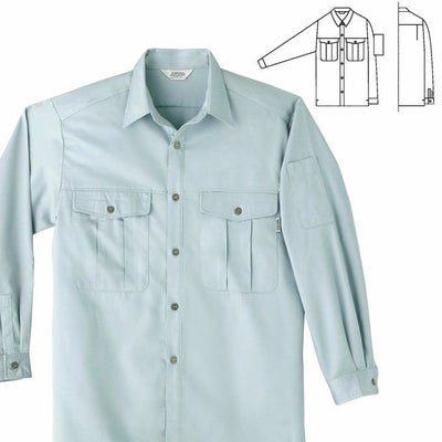 SOWA 桑和 作業着 春夏作業服 長袖シャツ 555
