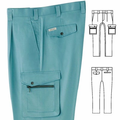 SOWA 桑和 作業着 春夏作業服 カーゴパンツ 558