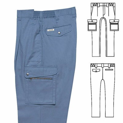 SOWA 桑和 作業着 春夏作業服 カーゴパンツ 688