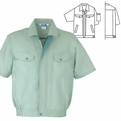 SOWA 桑和 作業着 春夏作業服 半袖ブルゾン 711