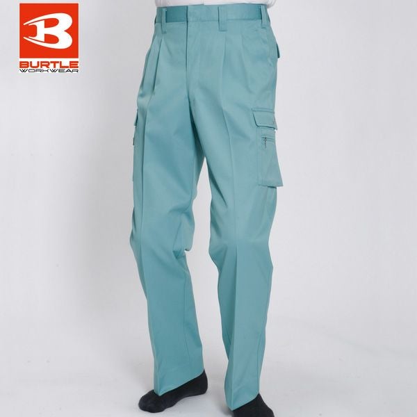 105～125cm BURTLE バートル 作業着 秋冬作業服 ツータックカーゴパンツ 605