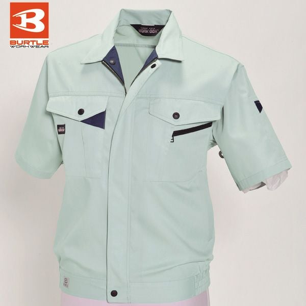 4L～5L BURTLE バートル 作業着 春夏作業服 半袖ブルゾン 6022