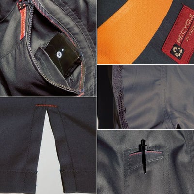 4L～5L BURTLE バートル 作業着 春夏作業服 半袖シャツ 6035