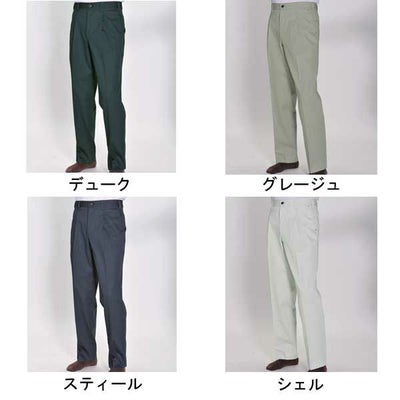 105～125cm BURTLE バートル 作業着 春夏作業服 ワンタックパンツ 8027