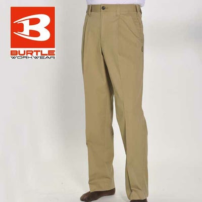 105～120cm BURTLE バートル 作業着 春夏作業服 ワンタックパンツ 8087