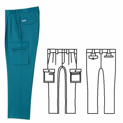 130cm SOWA 桑和 作業着 秋冬作業服 カーゴパンツ 4778