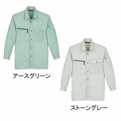 4L 自重堂 作業着 秋冬作業服 長袖シャツ 45204