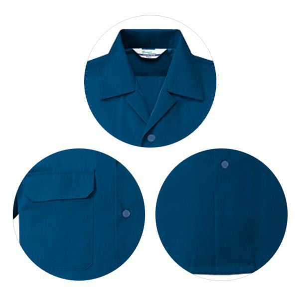 4L 自重堂 作業着 春夏作業服 半袖オープンシャツ 6056