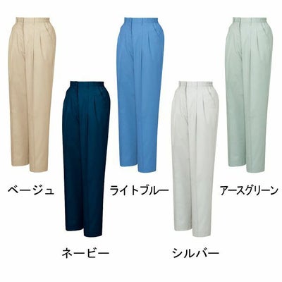 4L 自重堂 作業着 春夏作業服 ツータックパンツ 84106