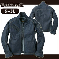 S～3L EVENRIVER イーブンリバー 作業着 作業服 ストレッチデニムブルゾン USD407