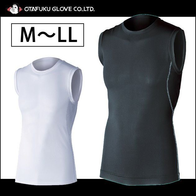 おたふく インナー 冷感・消臭パワーストレッチノースリーブネックシャツ JW-627