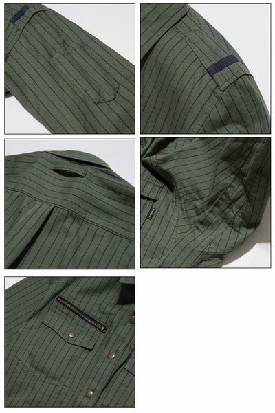 Rocky ロッキー 作業着 通年作業服 メンズミリタリー長袖シャツ RS4602