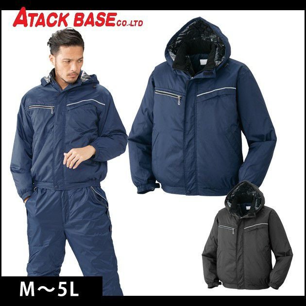 ATACK BASE アタックベース 作業着 秋冬作業服 裏アルミブルゾン 583-1