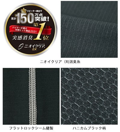 CO-COS コーコス グラディエーター 秋冬インナー ニオイクリア消臭パワーサポートヘルメットインナー G-235