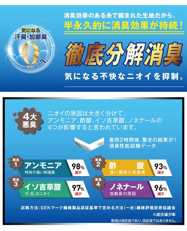 S～EL 自重堂 春夏インナー ロングスリーブ 56184