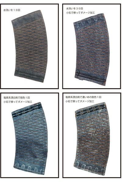 きねや 手甲 デニム手甲5枚コハゼ 匠