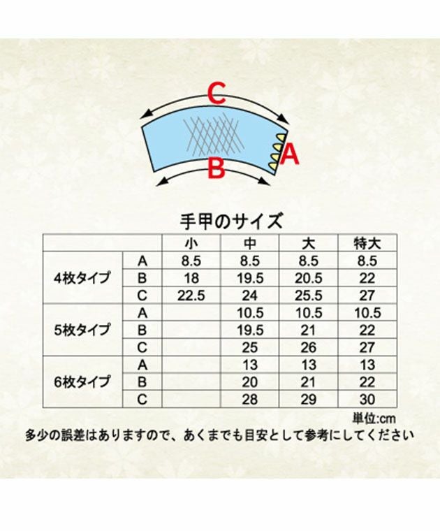 富士強力 手甲・脚絆 強力藍染手甲 4枚
