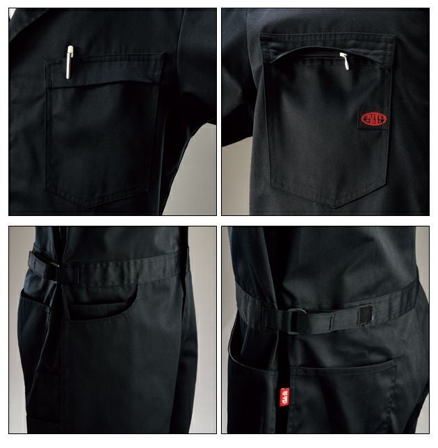 3L～5L AUTO-BI 山田辰 作業着 秋冬作業服 つなぎ服 1-6450