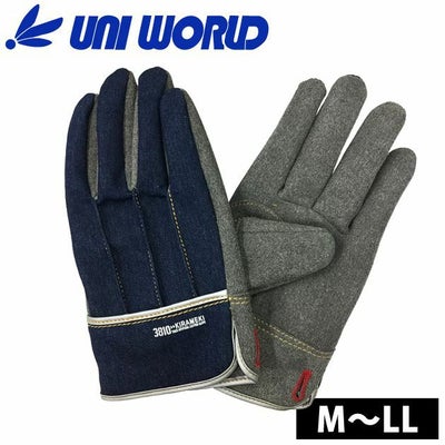 ユニワールド 手袋 煌 背縫い フックホール付 3810