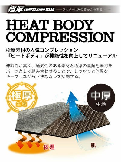 EVENRIVER イーブンリバー 秋冬インナー ヒートボディネオタートルネック GTZ06