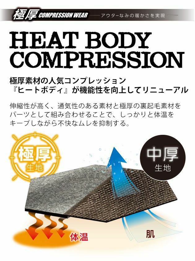 EVENRIVER イーブンリバー 秋冬インナー ヒートボディネオタートルネック GTZ06