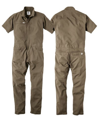 S～3L GRACE ENGINEER`S グレイスエンジニアーズ 春夏作業服 作業着 グリッドエアーツナギ（半袖） GE-675