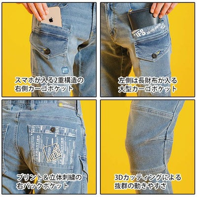 アイズフロンティア 春夏作業服 作業着 アイスフィールタッチカーゴパンツ 5722