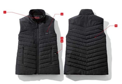 4L～5L 自重堂 電熱ウェア 電熱ベスト FGA20000