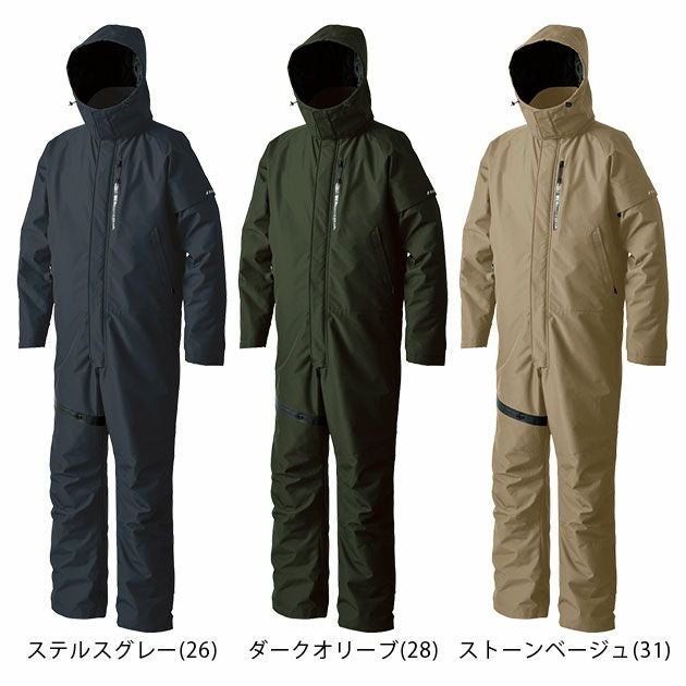 5L シンメン 電熱ウェア 作業着 S-HEAT ウォータープルーフカバーオール