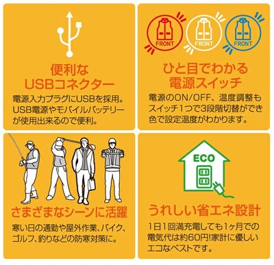 ATACK BASE アタックベース 電熱ベスト 作業着 Wスイッチヒートベスト バッテリーセット 50000