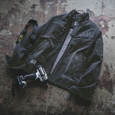 5L 寅壱 秋冬作業服 作業着 デニムワークジャケット 8870-124