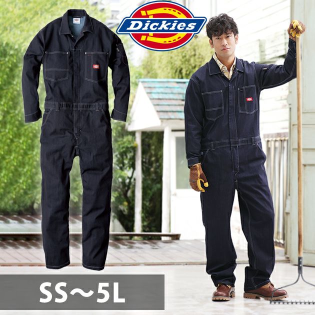 Dickies ディッキーズ つなぎ服 作業着 CORDURA(R)ストレッチデニムツナギ D-756