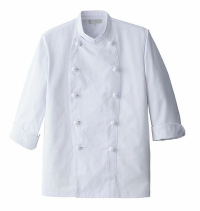 アイトス 秋冬作業服 作業着 7分袖コックコート 861029