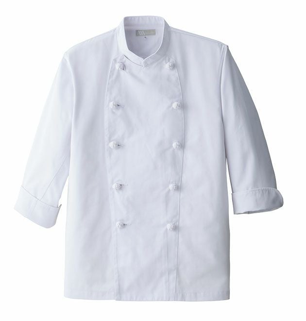 アイトス 秋冬作業服 作業着 7分袖コックコート 861029