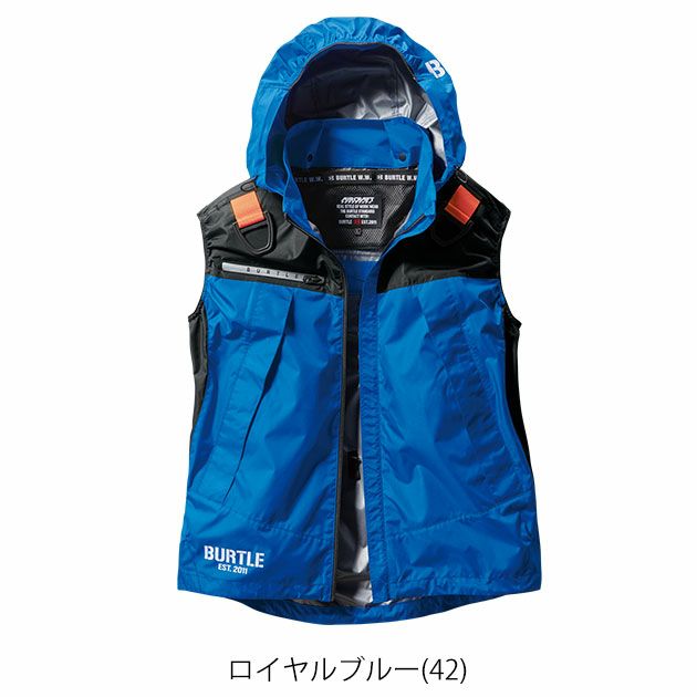 3XL BURTLE バートル 空調作業服 作業着 ACフーディベスト 2024年新作(ユニセックス) AC1194