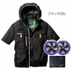 BURTLE バートル 空調作業服 作業着 エアークラフト半袖ブルゾン 