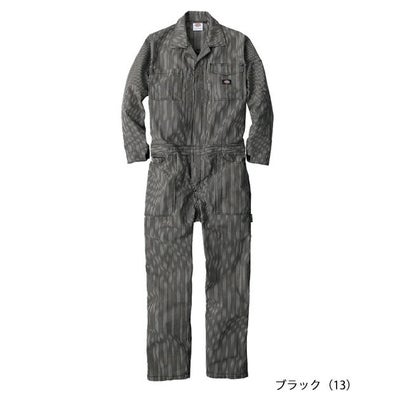 Dickies ディッキーズ つなぎ服 作業着 ライトストレッチ ヒッコリー ツナギ D-7106