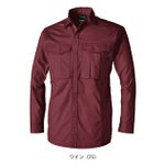 SS～4L TSDESIGN 藤和 春夏作業服 作業着 ハイブリッドコットンライトシャツ 3605