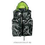 5L シンメン 空調作業服 作業着 アイエスエアダクトフードリペルベスト 05432