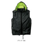 5L シンメン 空調作業服 作業着 アイエスエアダクトフードリペルベスト 05432